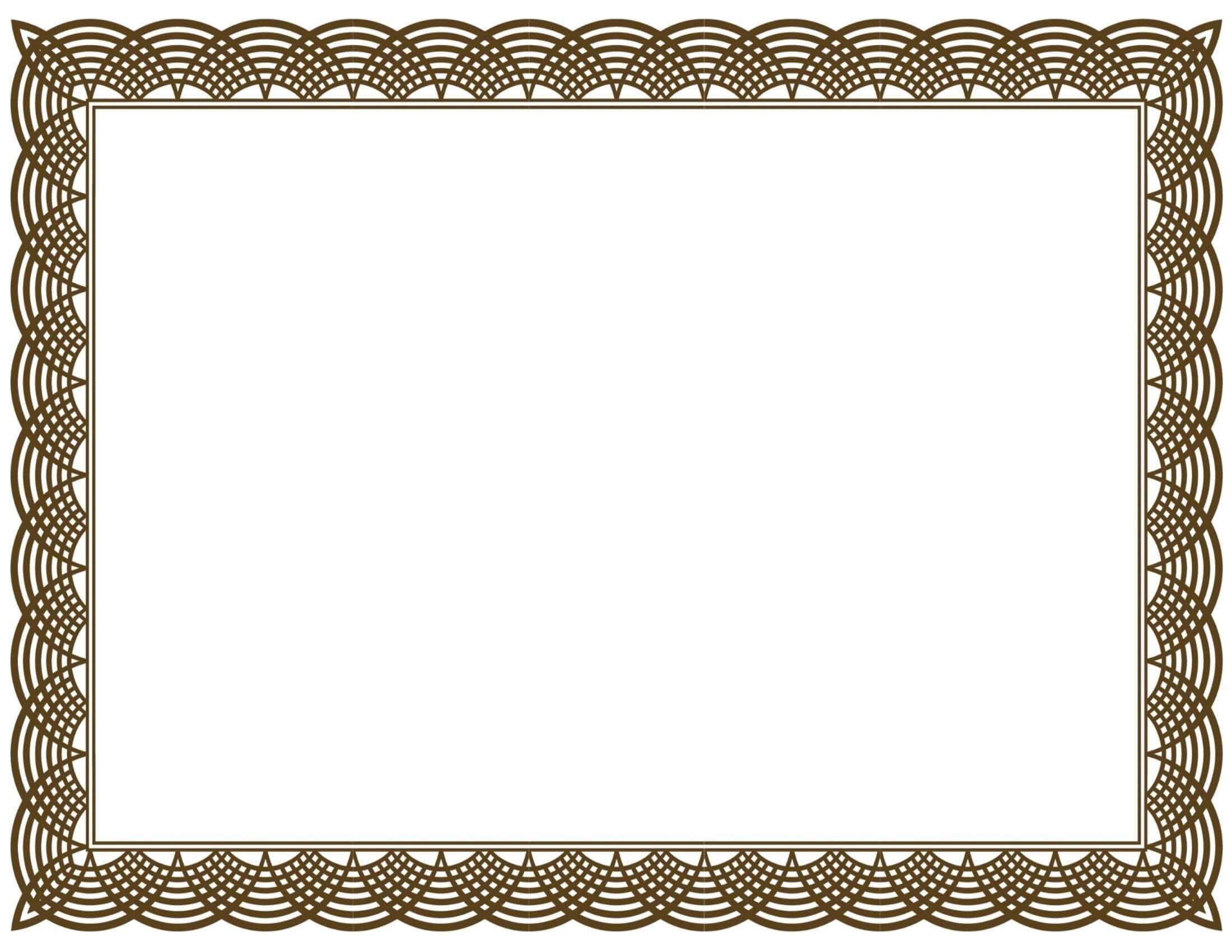 Award Certificate Border Pdf Template In Certificate Border In Free Printable Certificate Border Templates