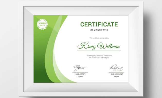 Award Certificate Template #73891 | Certificate Templates within Small Certificate Template