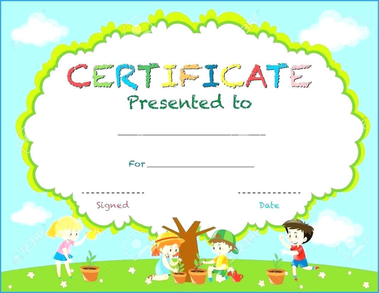 Award Certificate Template For Kids – Zimer.bwong.co Intended For Gymnastics Certificate Template