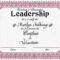 Award Certificates | Leadership Award Certificates | Award Regarding Leadership Award Certificate Template