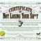 Awesome | Funny Certificates, Employee Awards, Teacher Awards Intended For Fun Certificate Templates