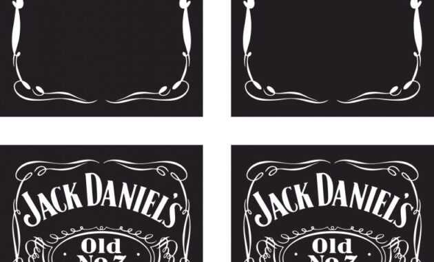 Awesome Jack Daniels Logo Generator 45 For Logos With Jack with regard to Blank Jack Daniels Label Template