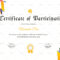 Badminton Participation Certificate Template | Certificate Regarding Gymnastics Certificate Template