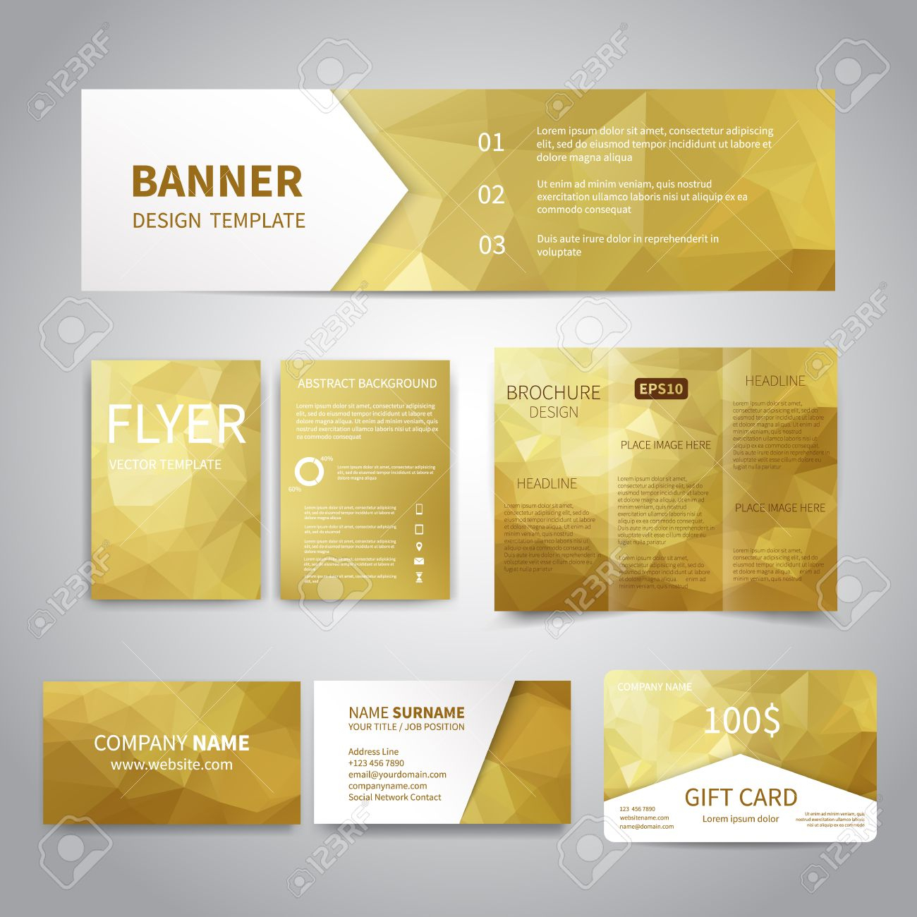Banner, Flyers, Brochure, Business Cards, Gift Card Design Templates.. Throughout Advertising Cards Templates