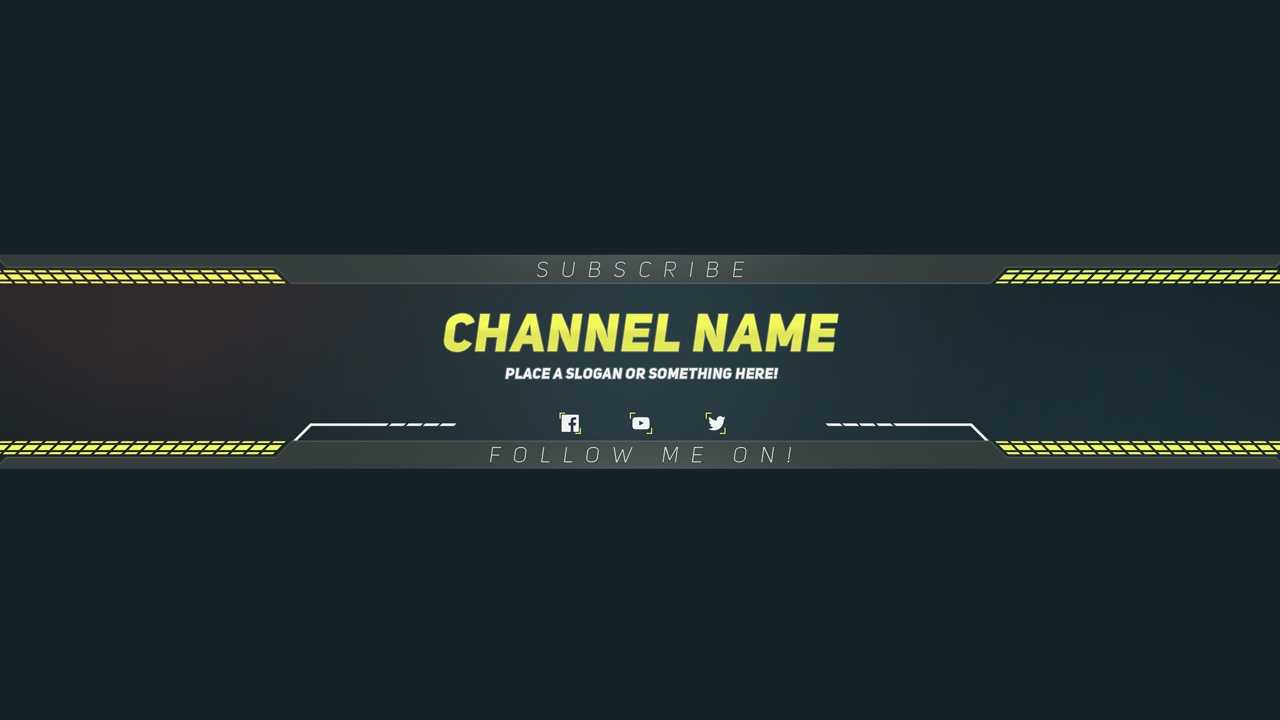 Banner Tempalte – Ironi.celikdemirsan Inside Youtube Banners Template