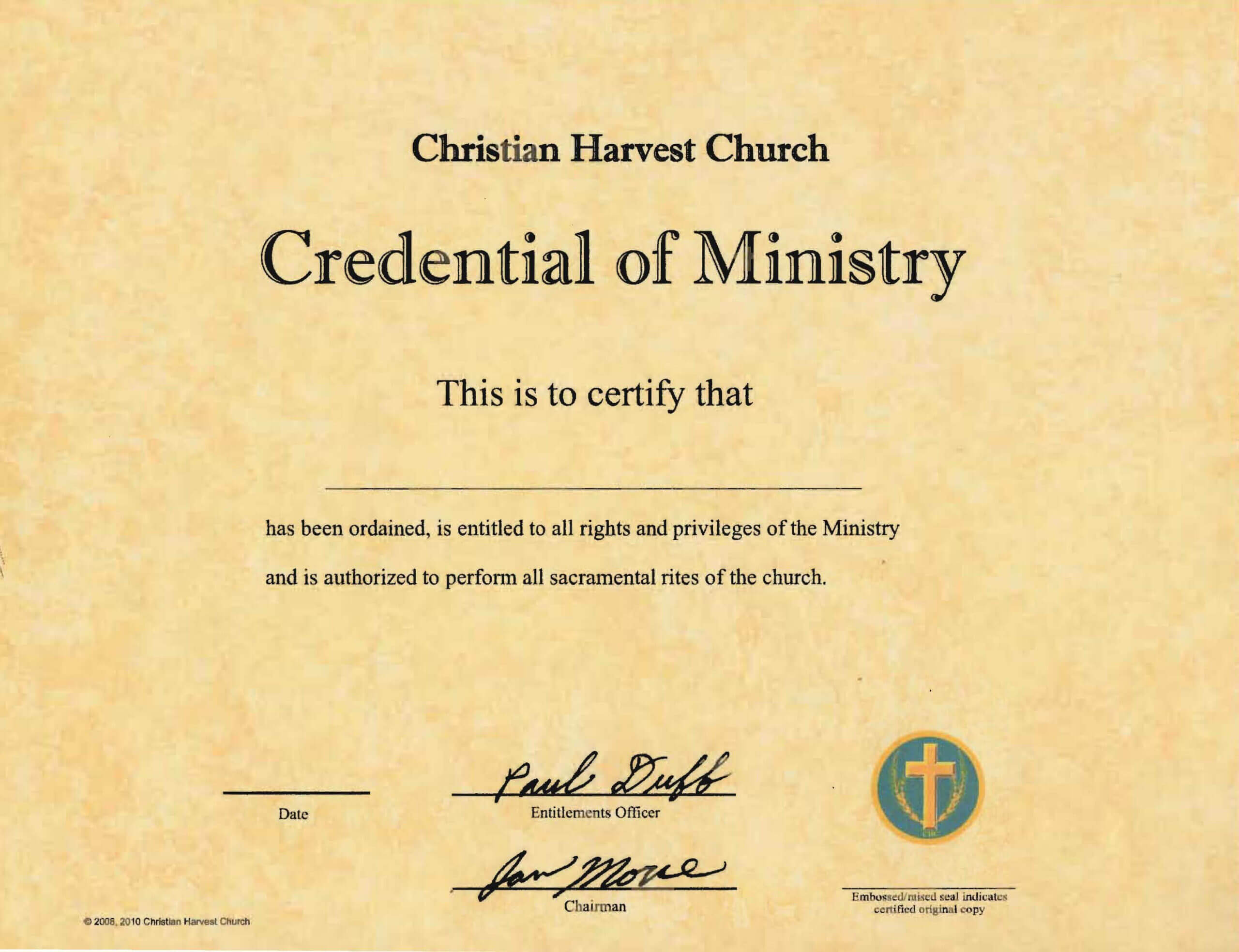 Baptism Certification Letter ] – Best 25 Certificate Of Regarding Certificate Of Ordination Template