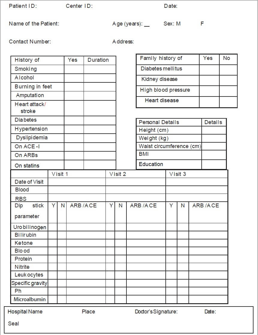 Basics Of Case Report Form Designing In Clinical Research Pertaining To Case Report Form Template Clinical Trials