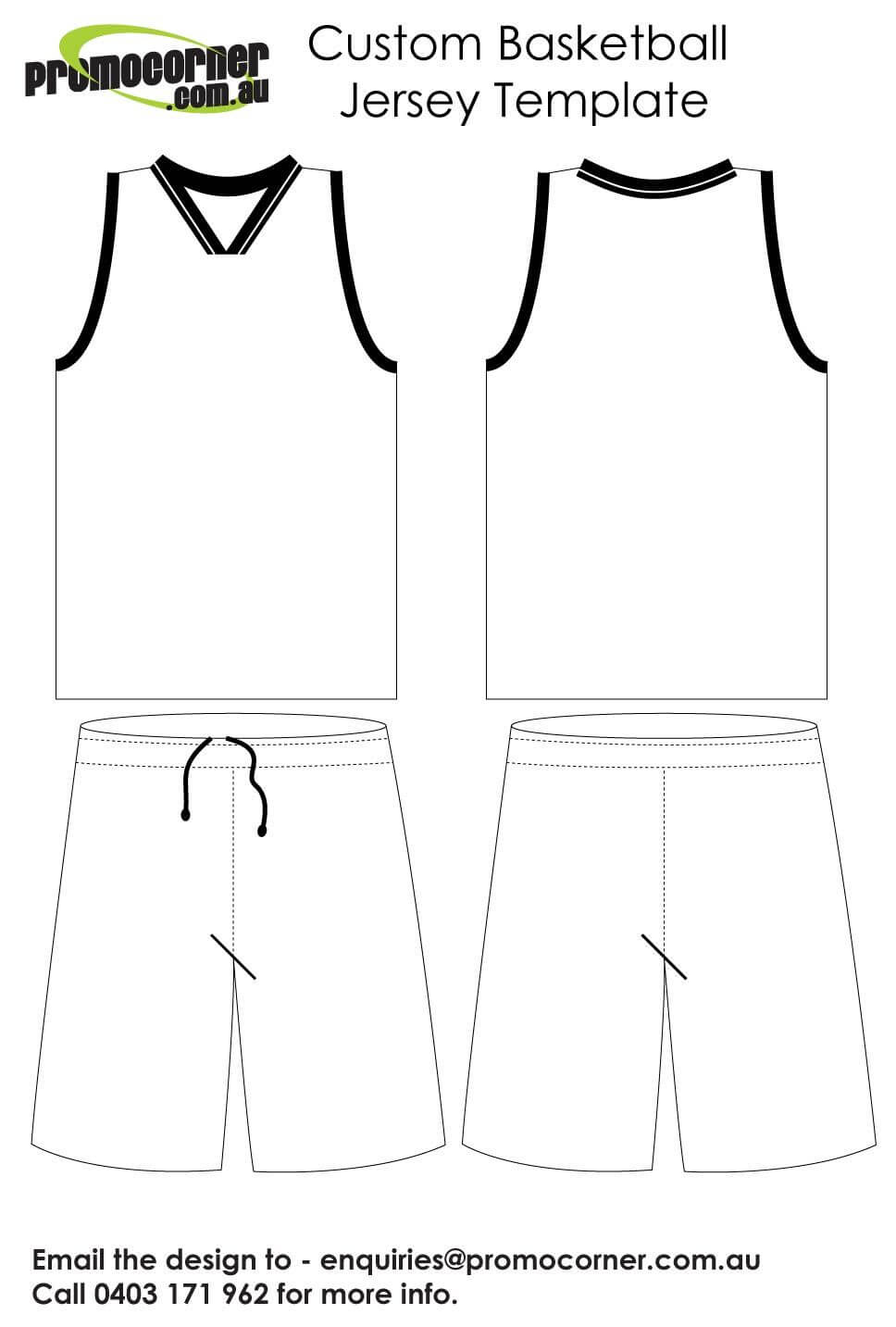 Basketball Jersey Template | Dromibi.top | Basketball Jersey In Blank Basketball Uniform Template
