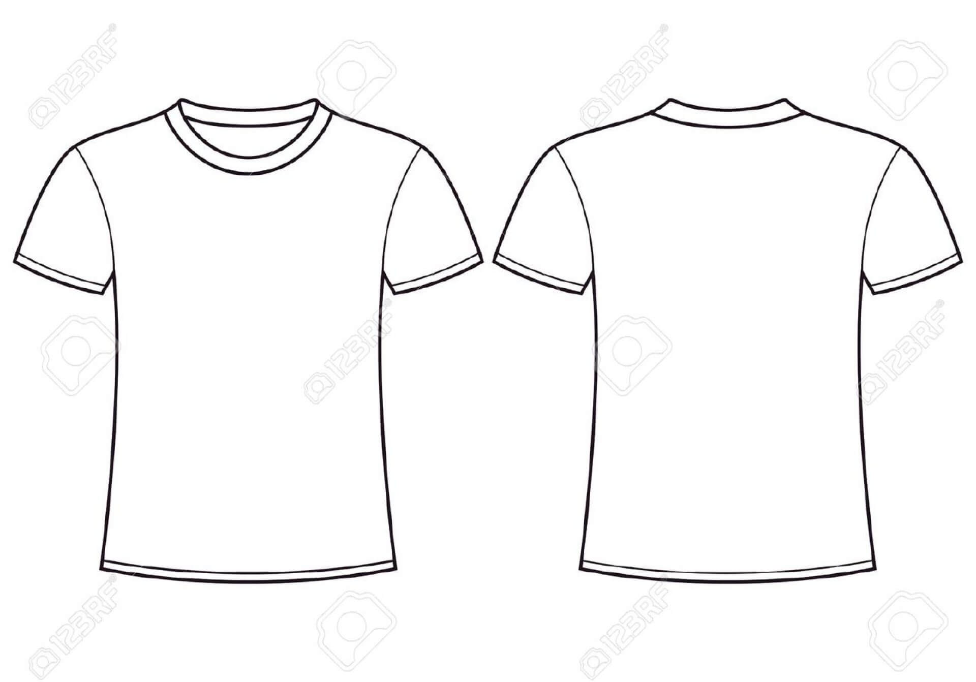 Beautiful Blank Tee Shirt Template Ideas T Printable Design Throughout Printable Blank Tshirt Template
