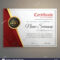 Beautiful Certificate Template Design With Best Award Symbol Inside Beautiful Certificate Templates