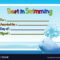 Best In Swimming Award Template With Whale In For Swimming Certificate Templates Free