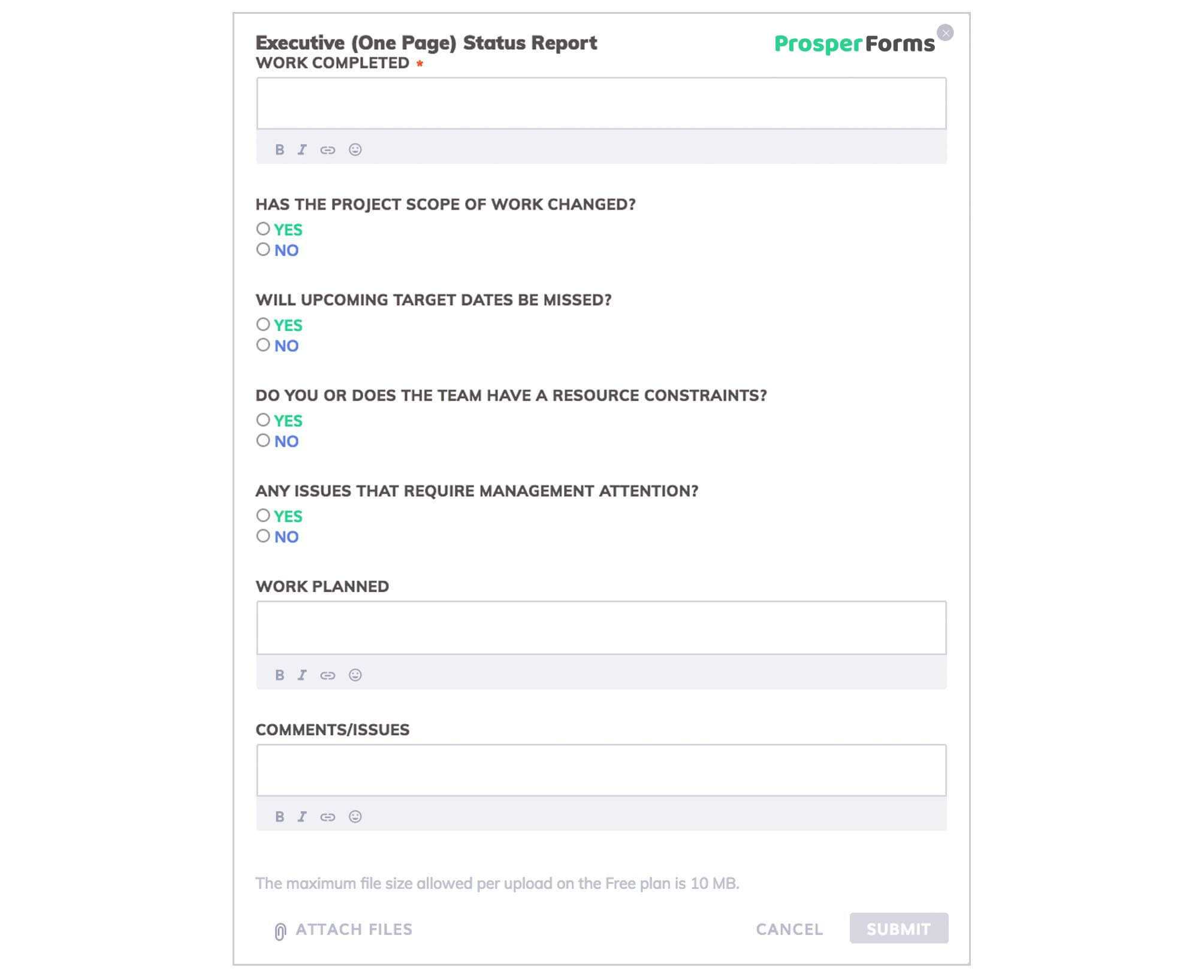 Best Status Report Templates [25+ Free Samples] – Status Throughout One Page Status Report Template