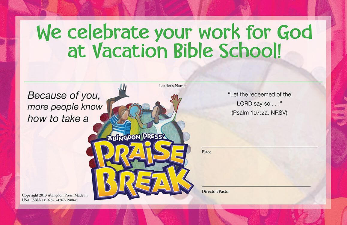 Bible School Certificates Pictures To Pin On Pinterest Within Vbs Certificate Template