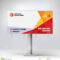 Billboard Design, Template For Outdoor Advertising, Modern With Regard To Outdoor Banner Design Templates