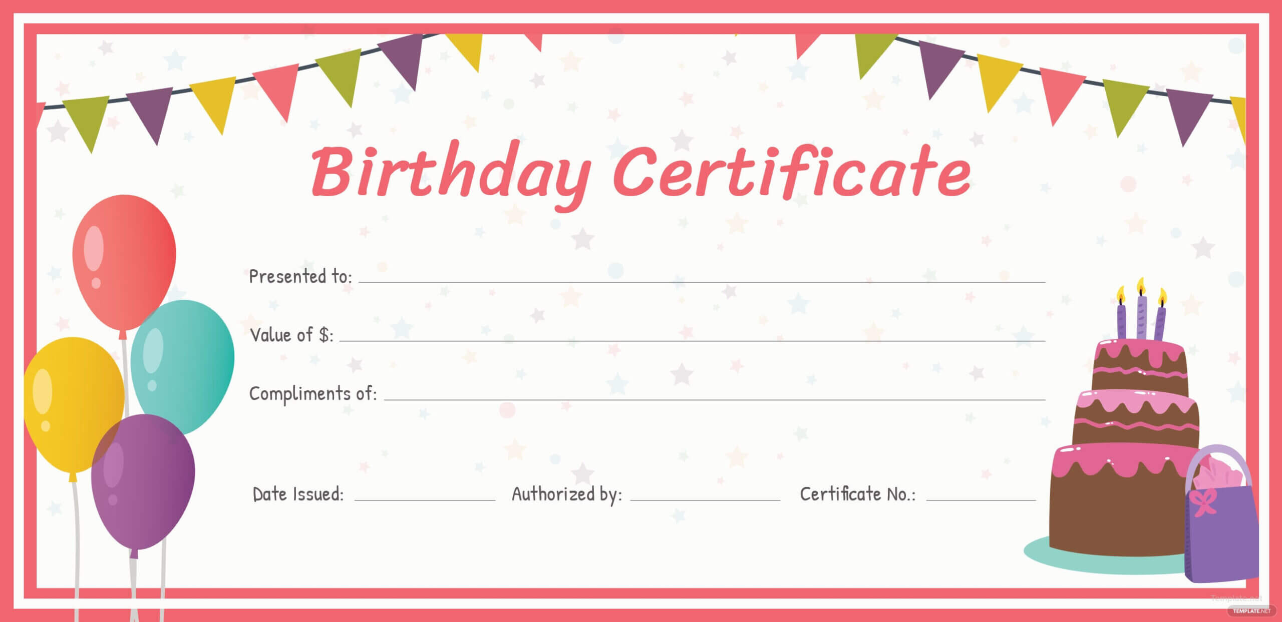 Birthday Coupon Template For Mac Intended For Custom Gift Certificate Template