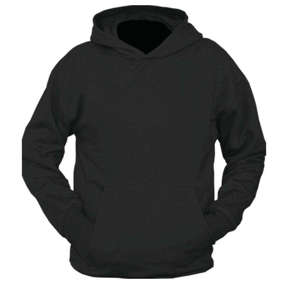 Vector Black Hoodie Template