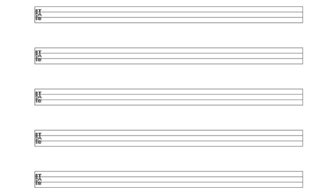 Blank Bass Tab/the Musician | Tablature, Bass Guitar Notes, Bass throughout Blank Sheet Music Template For Word