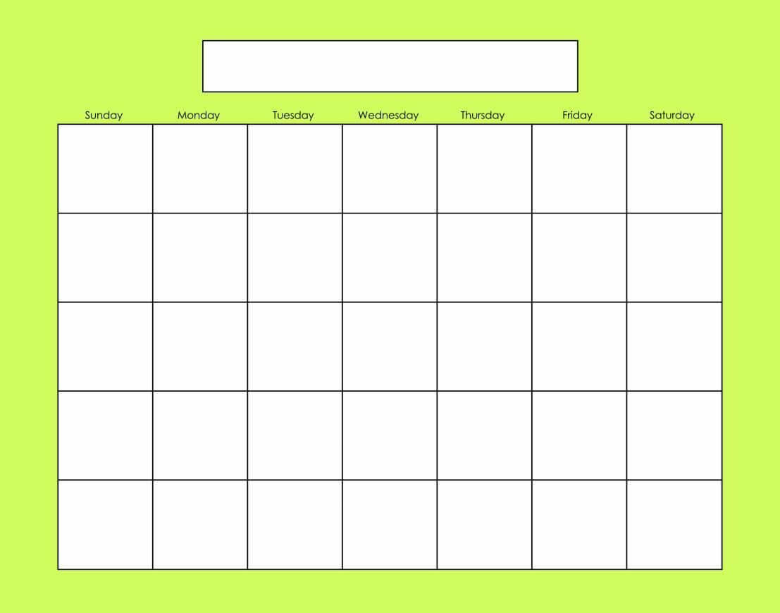 Blank Calendars Activity Calendars | Blank Calendar Pages With Regard To Blank Activity Calendar Template