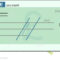 Blank Cheque Stock Vector. Illustration Of Chequebook Throughout Blank Cheque Template Download Free