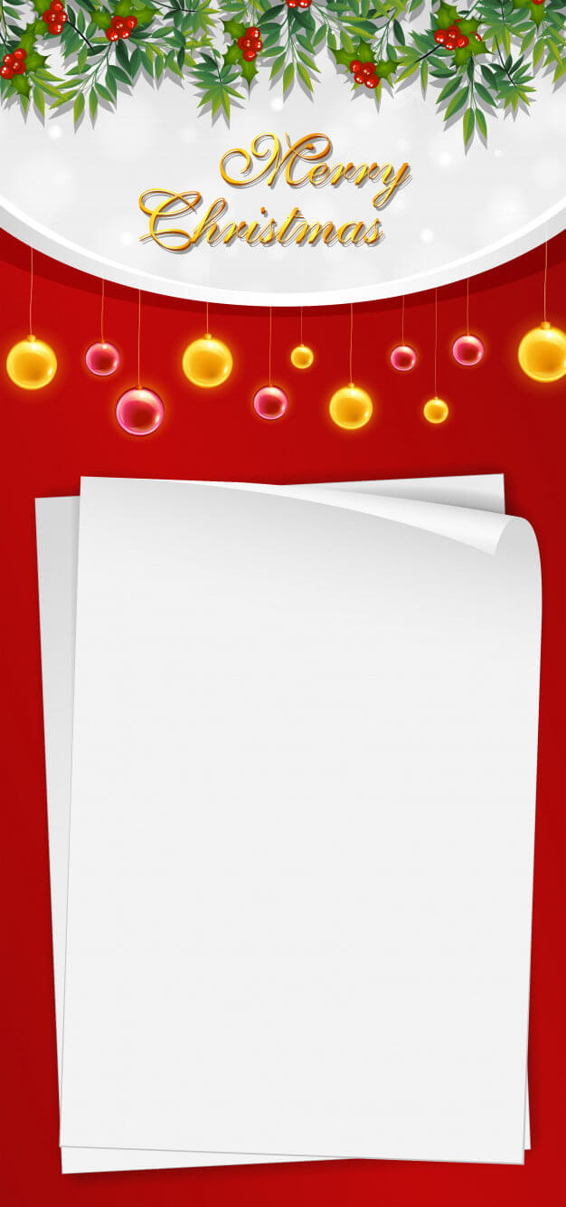 Blank Christmas Card Templates Free – Ironi.celikdemirsan In Blank Christmas Card Templates Free