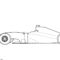 Blank Formula 1 Race Car Coloring Page | Free Printable For Blank Race Car Templates