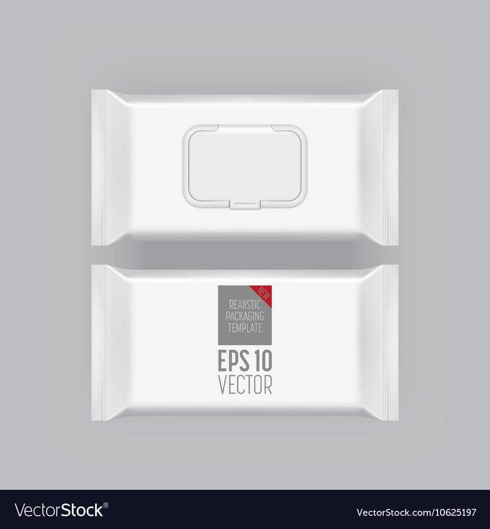 Blank Packaging Template Mockup Isolated On Grey Intended For Blank Packaging Templates