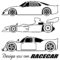 Blank Race Car Coloring Pages Within Blank Race Car Templates
