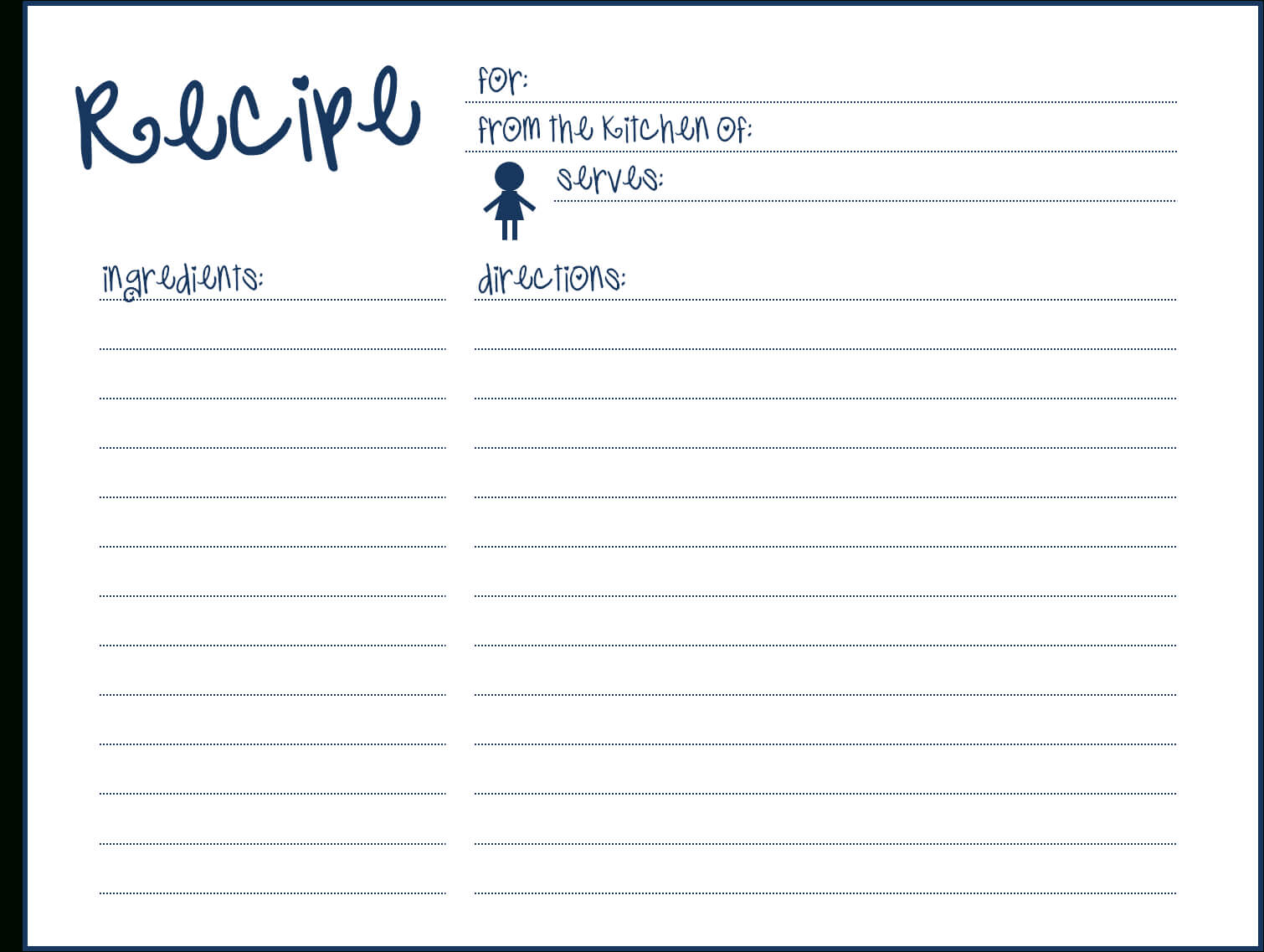 Blank Recipe Card Template For Word ] – Pics Photos Blank Within Index Card Template For Word