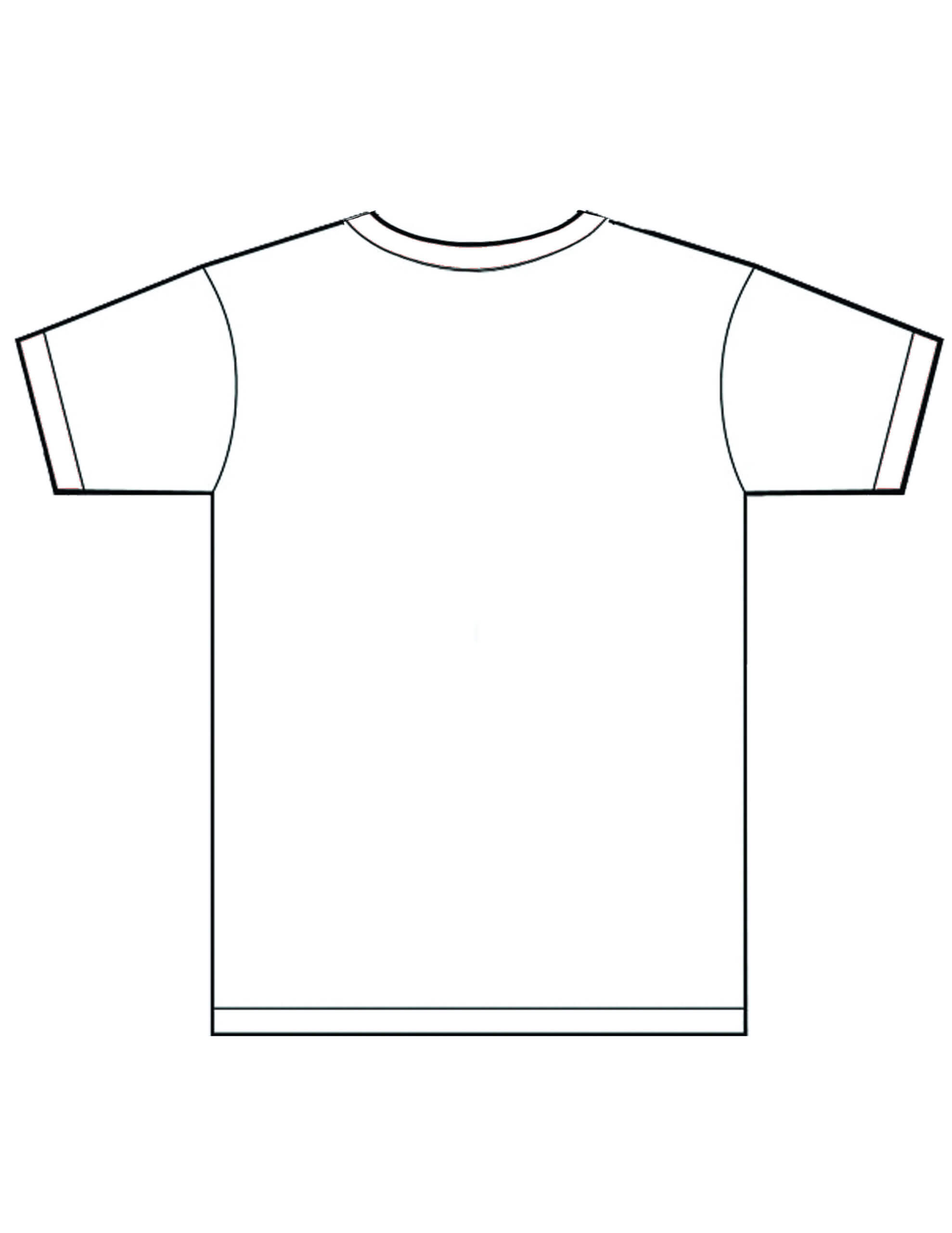 Blank Shirt Template Pdf | Coolmine Community School Pertaining To Blank Tshirt Template Pdf