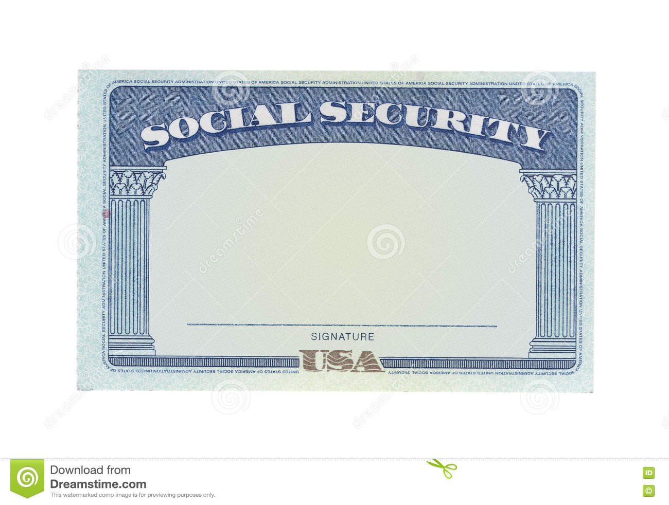 Blank Social Security Card Stock Photos – Download 122 In Ssn Card Template