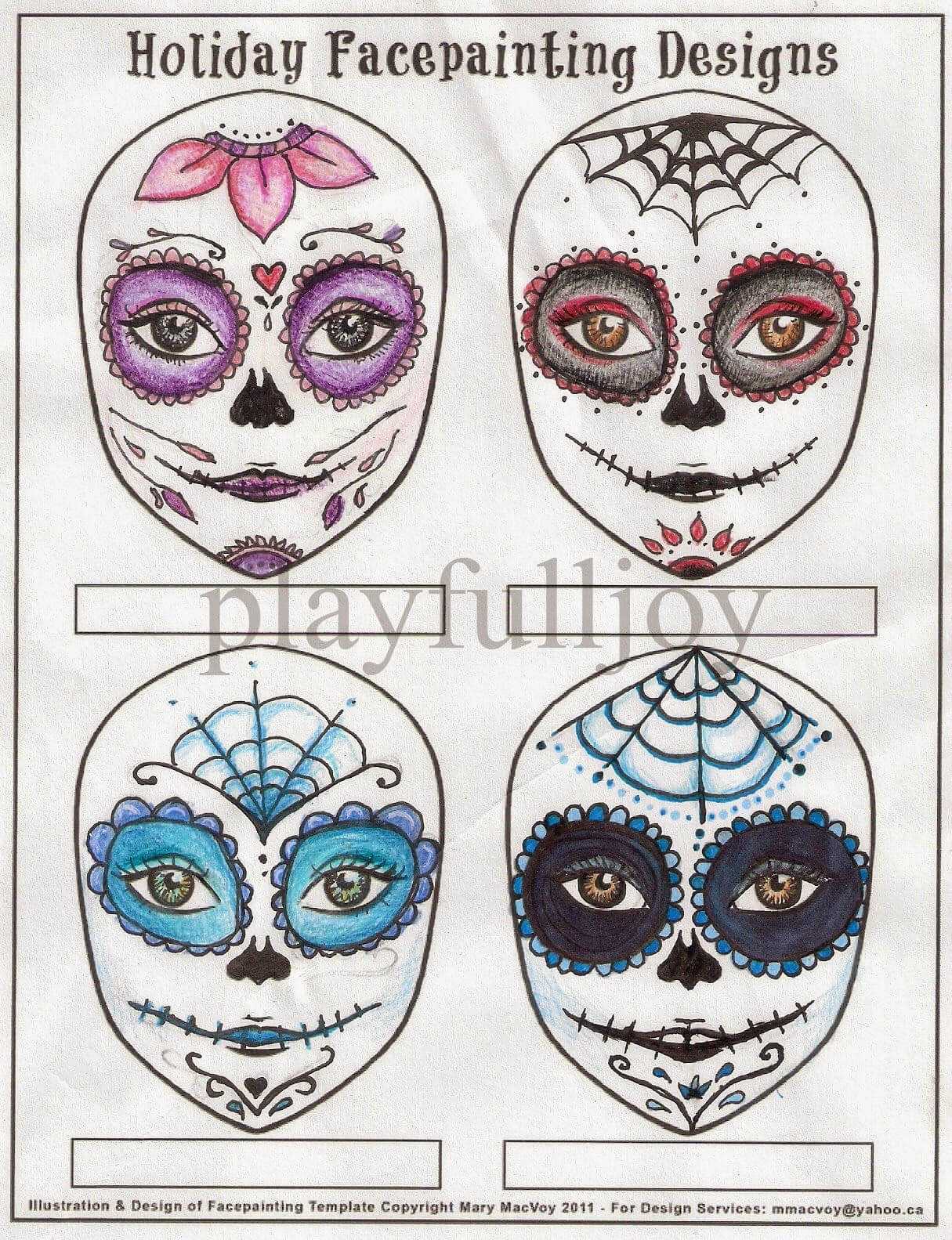 Blank Sugar Skull Template - Google Search | Skull Template Throughout Blank Sugar Skull Template