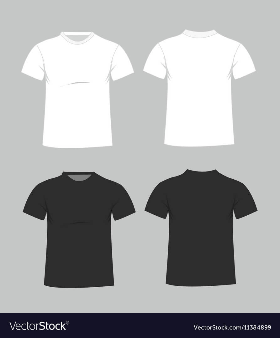 Blank T Shirt Template Front And Back Within Blank Tshirt Template Pdf