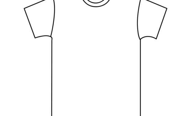 Blank T-Shirt Template in Blank Tee Shirt Template