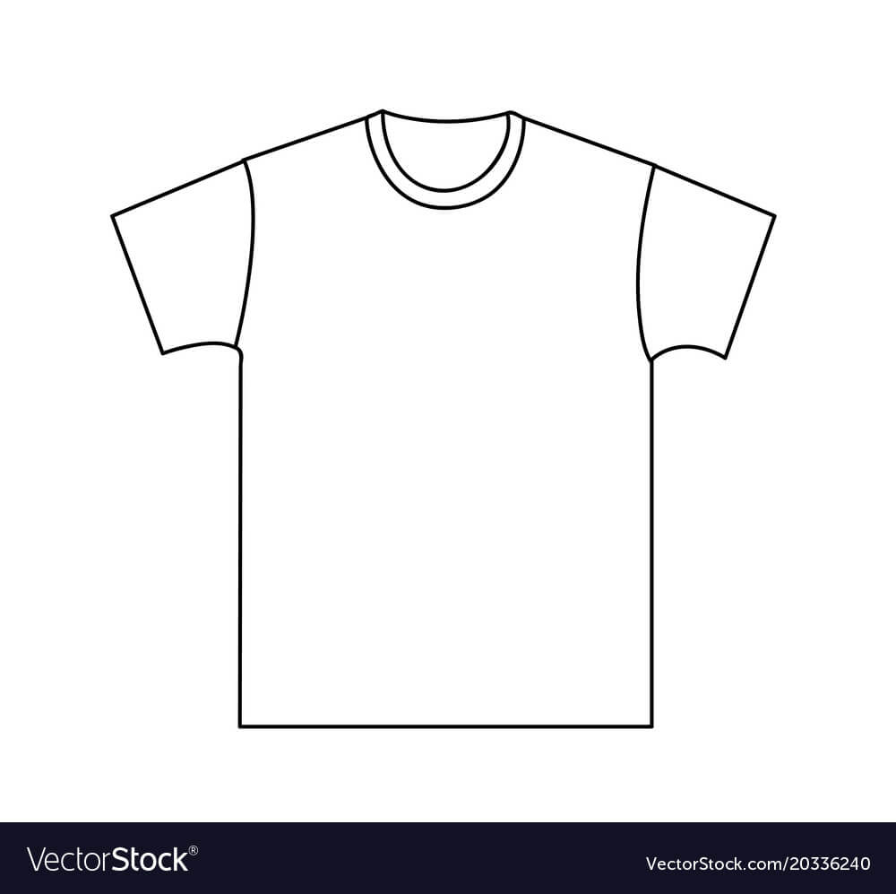Blank T Shirt Template In Blank Tee Shirt Template