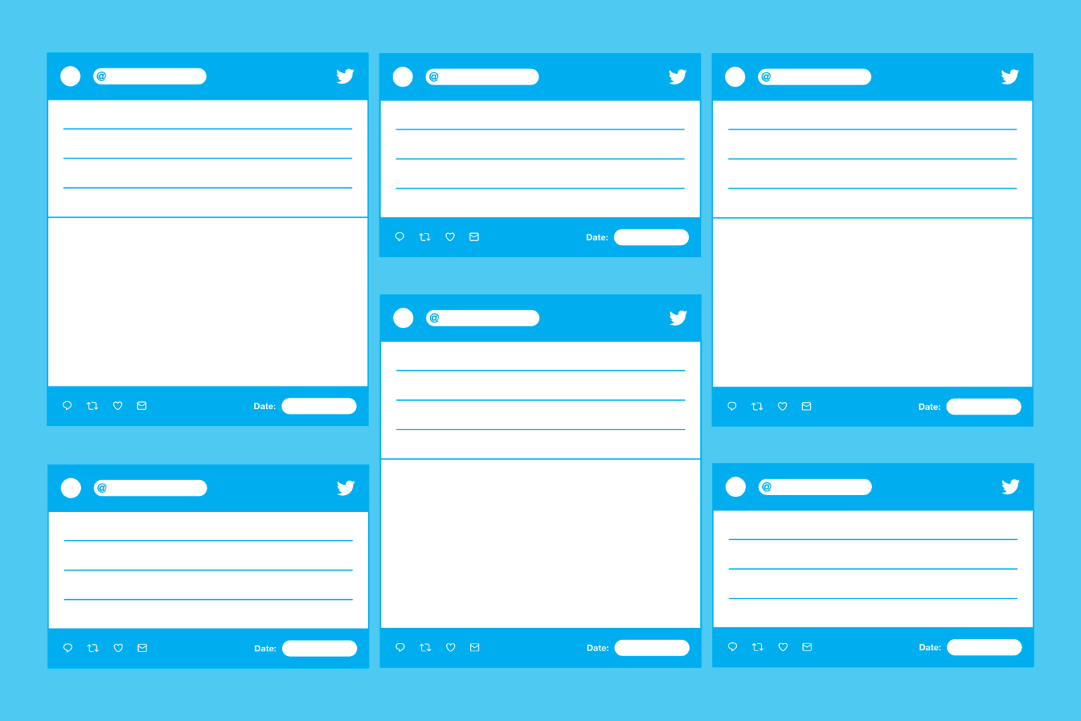 Blank Twitter Profile Template - Best Template Ideas