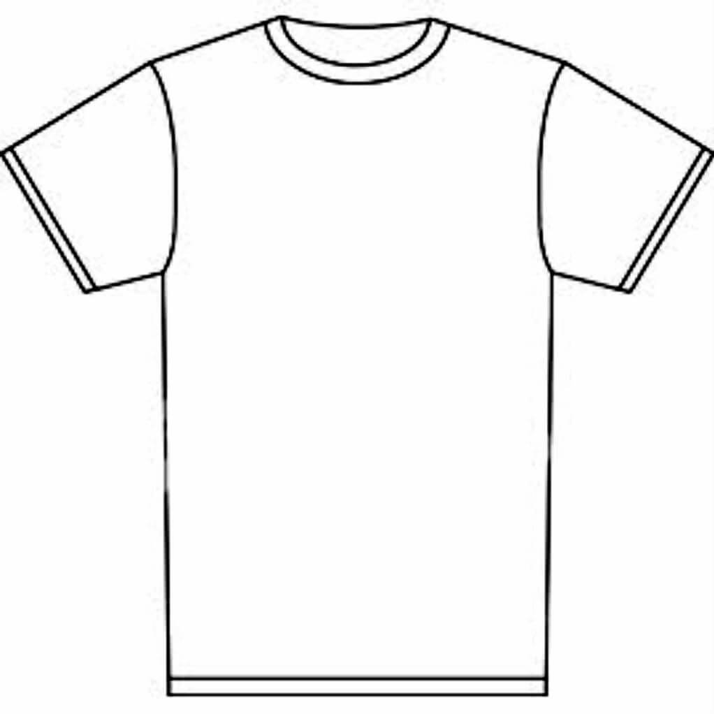 Blank Tshirt Template Tryprodermagenix Org Prepossessing T With Printable Blank Tshirt Template