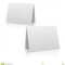Blank White Paper Stand Table Holder Card. 3D Vector Design Pertaining To Card Stand Template