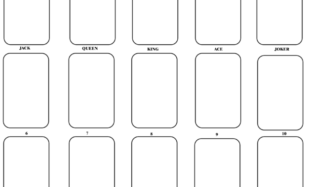 Blank+Playing+Card+Template | Flash Card Template, Blank for Blank Playing Card Template