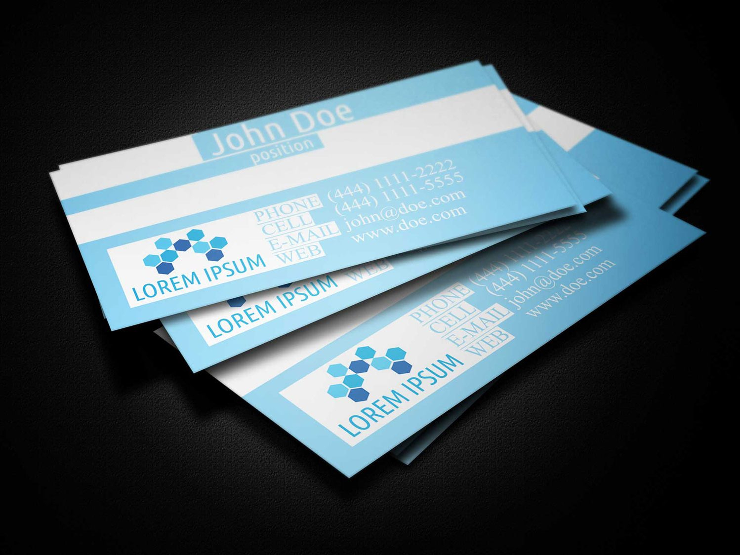 Blue Medical Business Card Template - Business Cards Lab With Regard To Medical Business Cards Templates Free