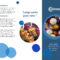Blue Spheres Brochure Inside Office Word Brochure Template
