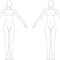 Body Template Woman – Zimer.bwong.co Regarding Blank Model Sketch Template