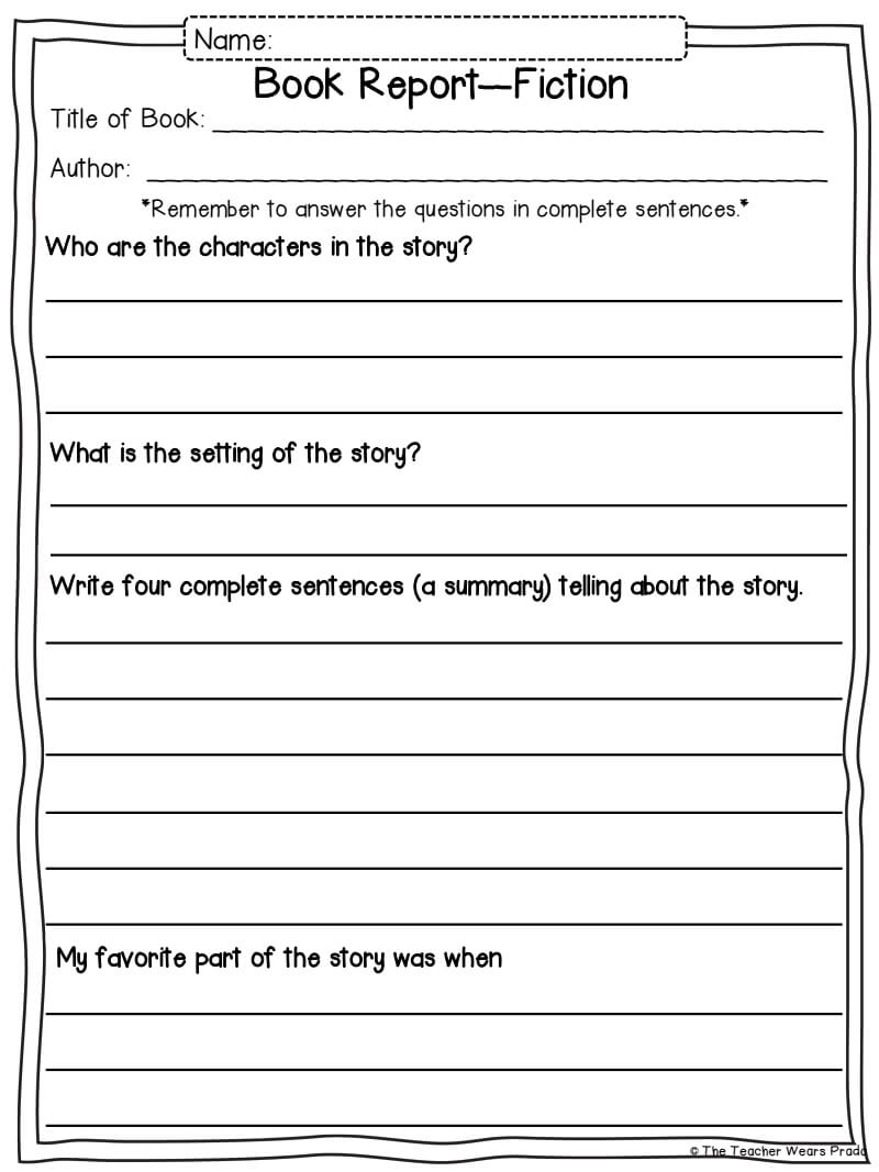 Book Report .pdf – Google Drive | 2Nd Grade Books, Book Pertaining To 1St Grade Book Report Template