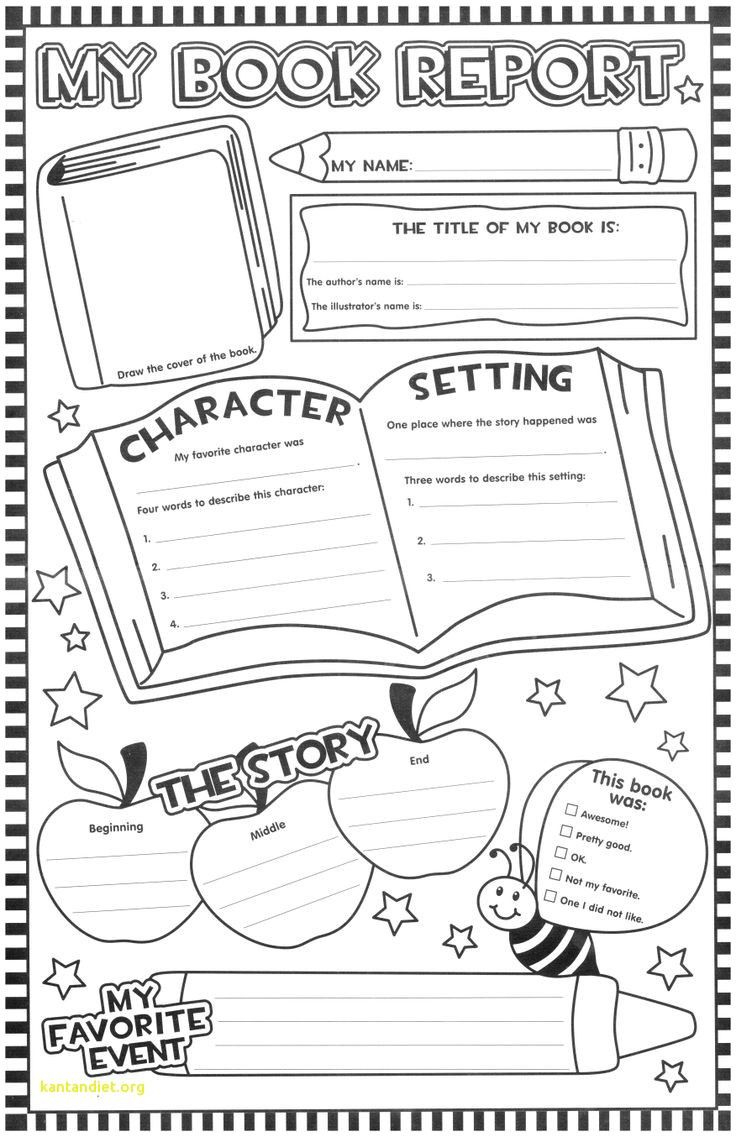 Book Report Worksheet 3Rd Grade | First Grade Reading, 3Rd In First Grade Book Report Template
