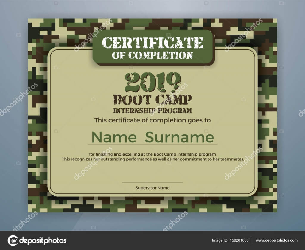 Boot Camp Certificate Template | Boot Camp Internship Regarding Boot Camp Certificate Template