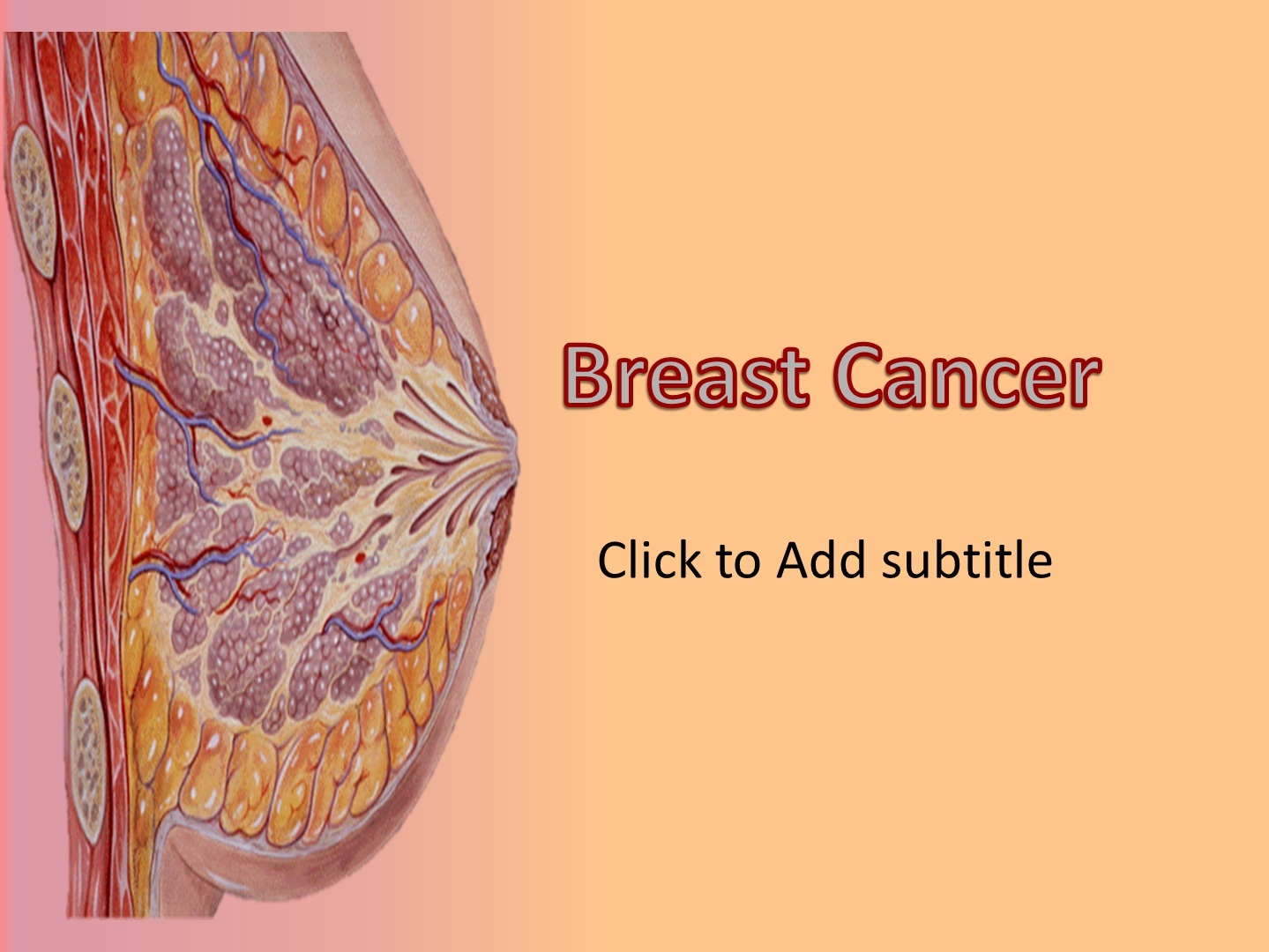 Breast Cancer – Animated Powerpoint Template ~ Free Medical Intended For Breast Cancer Powerpoint Template
