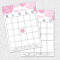 Breathtaking Baby Shower Bingo Template Ideas Pdf Printables Inside Blank Bridal Shower Bingo Template