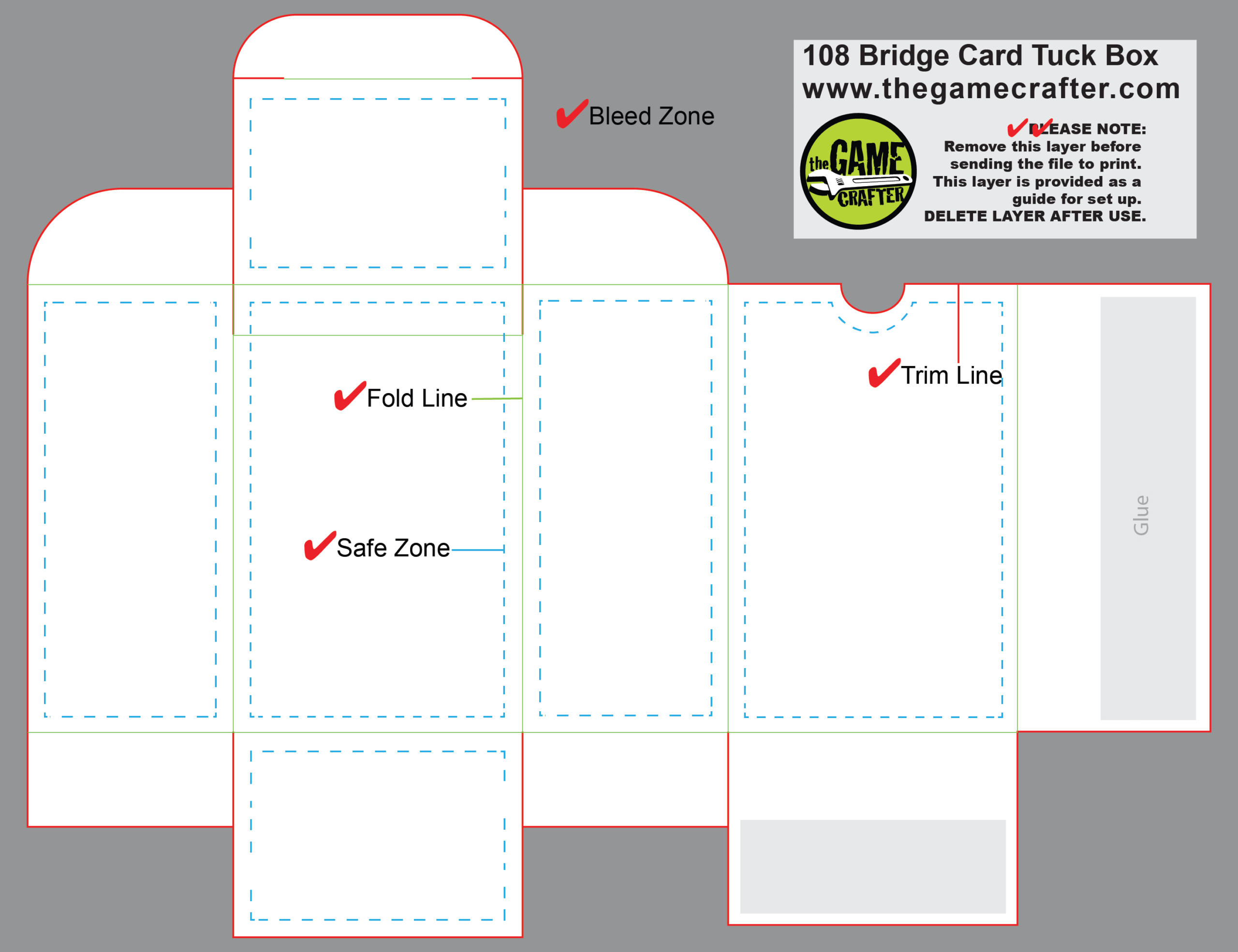 Bridge Tuck Box (108 Cards) Throughout Playing Card Template Illustrator