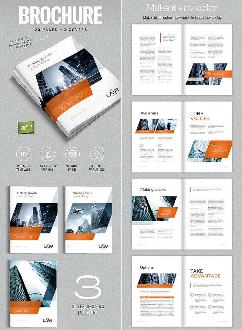 Brochure Template For Indesign – A4 And Letter | Indesign With Regard To Brochure Templates Free Download Indesign