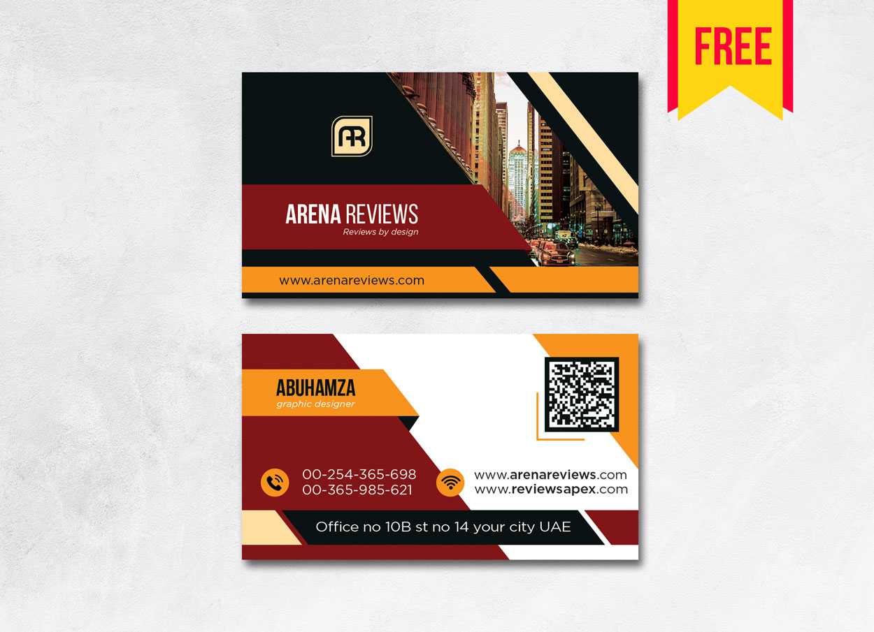 Building Business Card Design Psd – Free Download | Arenareviews Within Templates For Visiting Cards Free Downloads