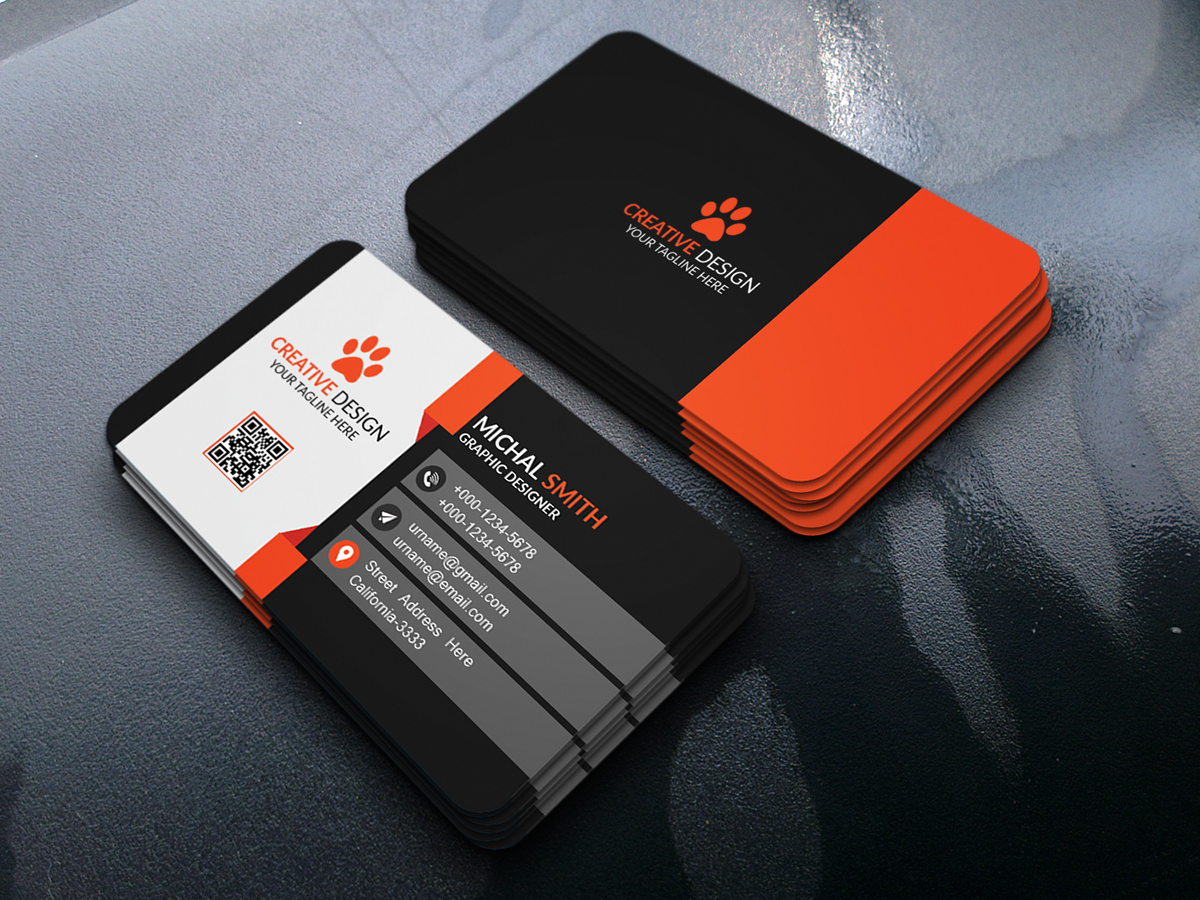 Business Card Design (Free Psd) On Behance Within Visiting Card Templates Psd Free Download